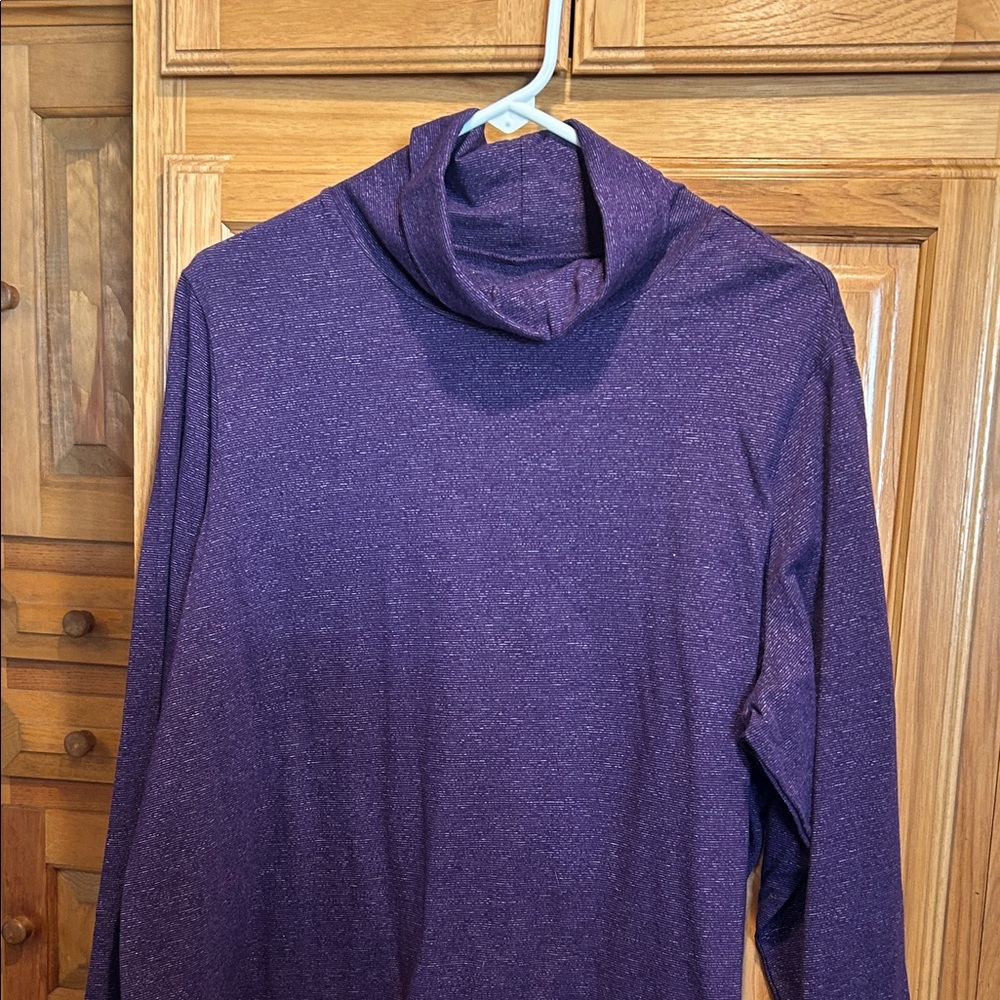 Croft & Barrow NWT purple turtleneck XXL